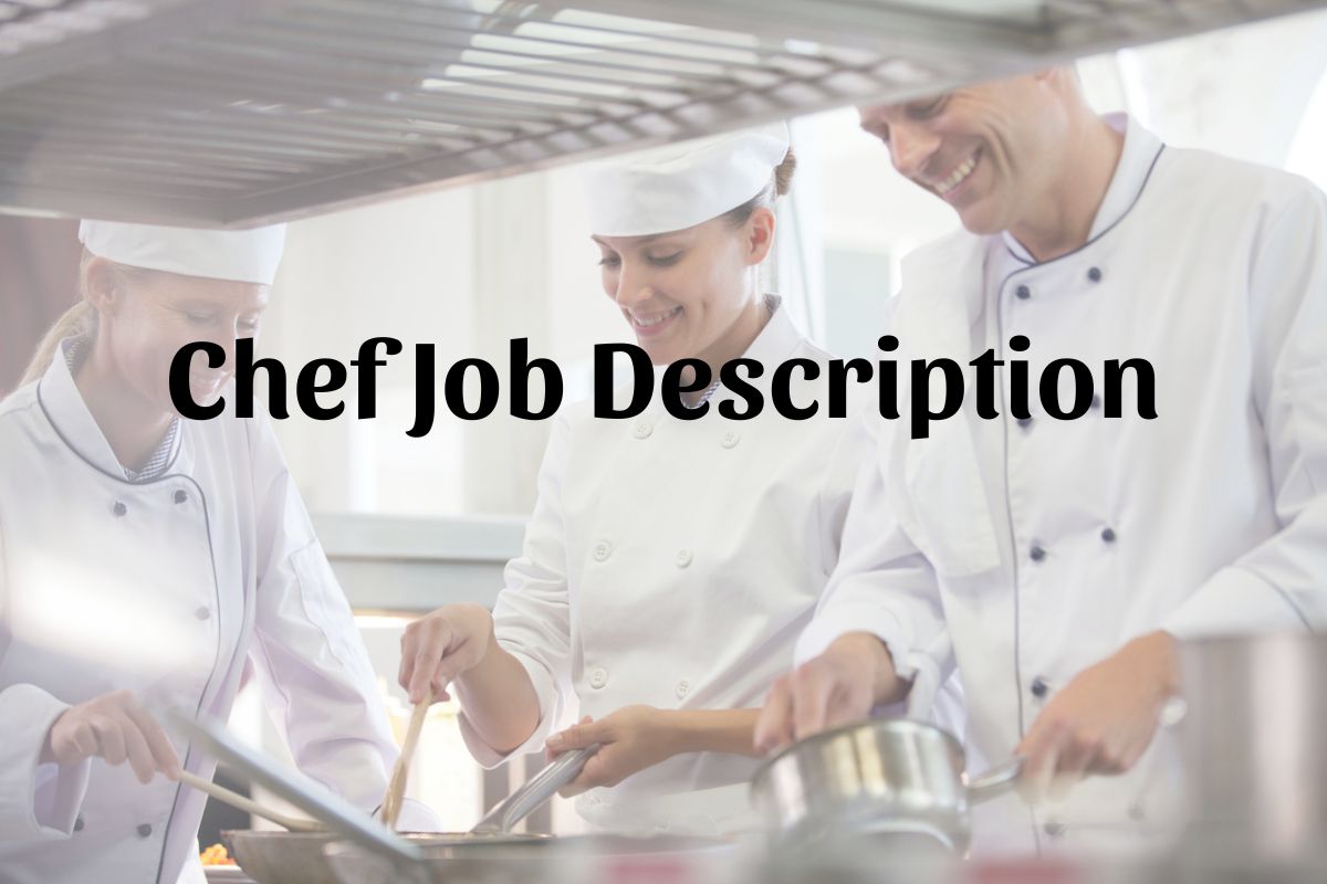 Chef job description