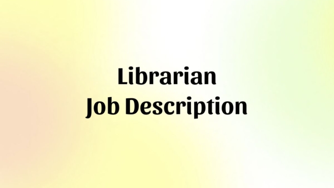 librarian-job-description-template
